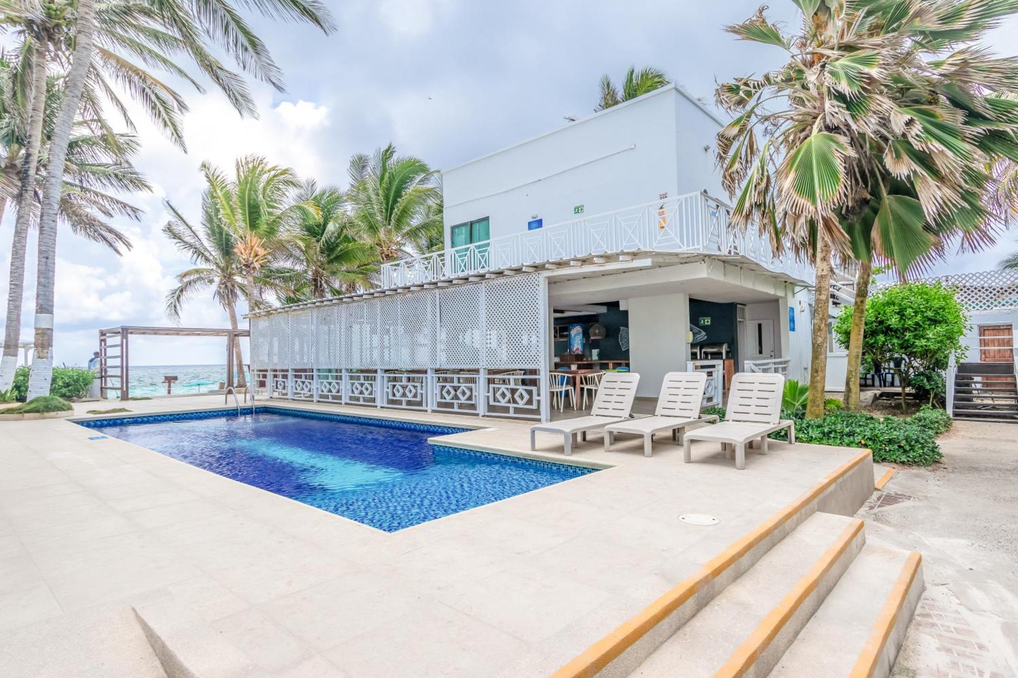 Hotel San Luis Beach House San Andrés 外观 照片